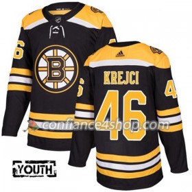 Adidas Maillot de Hockey Boston Bruins David Krejci 46 2017-2018 Noir Authentic - Enfant